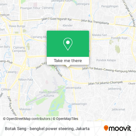 Bengkel Power Steering Jakarta Timur. How to get to Botak Seng