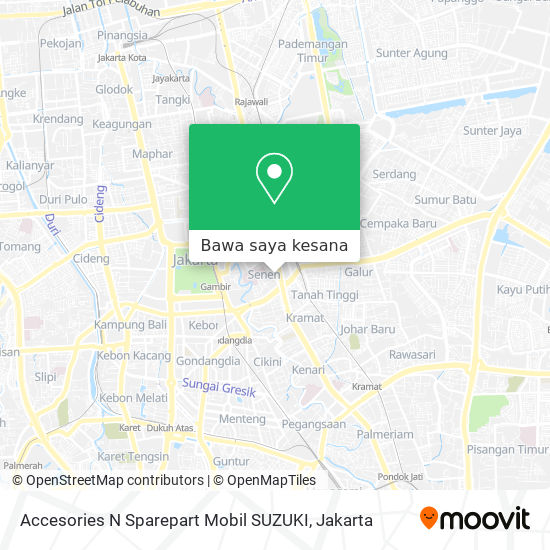 Toko Spare Part Mobil Suzuki Atrium Senen. Cara ke Accesories N Sparepart Mobil SUZUKI di Jakarta Pusat