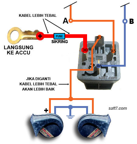 Cara Pasang Relay Pada Rotax. otomotif