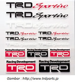 Arti Trd Pada Mobil. Logo TRD Sportivo di Mobil Non-Toyota