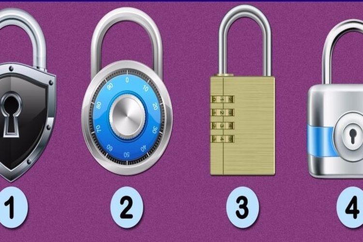 Gembok Yang Paling Aman. Tes Kepribadian: Pilih Gembok yang Paling Aman dan Temukan