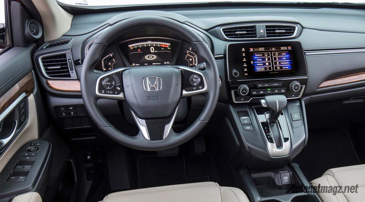 Interior Honda Crv 2017 Indonesia. honda-cr-v-2017-turbo-interior-white