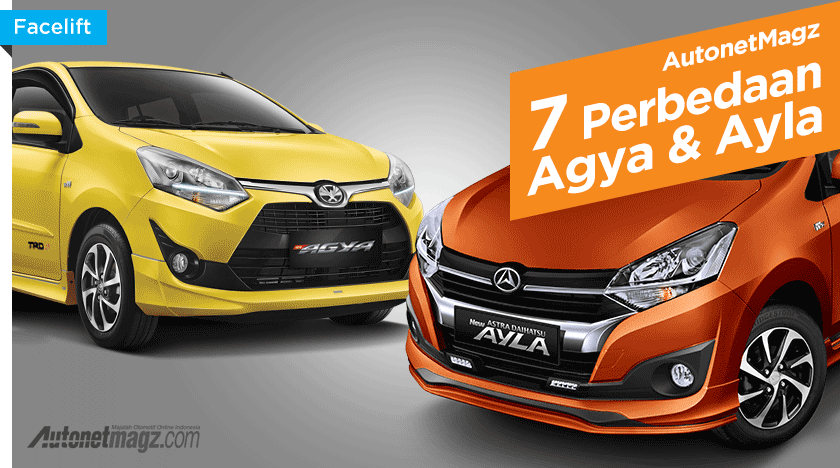 Perbedaan Daihatsu Ayla Dan Toyota Agya : Daihatsu Ayla