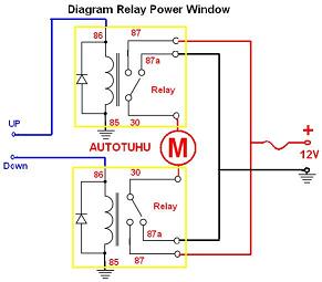 Cara Pasang Relay Power Window. Wiring Diagram Relay Power Window