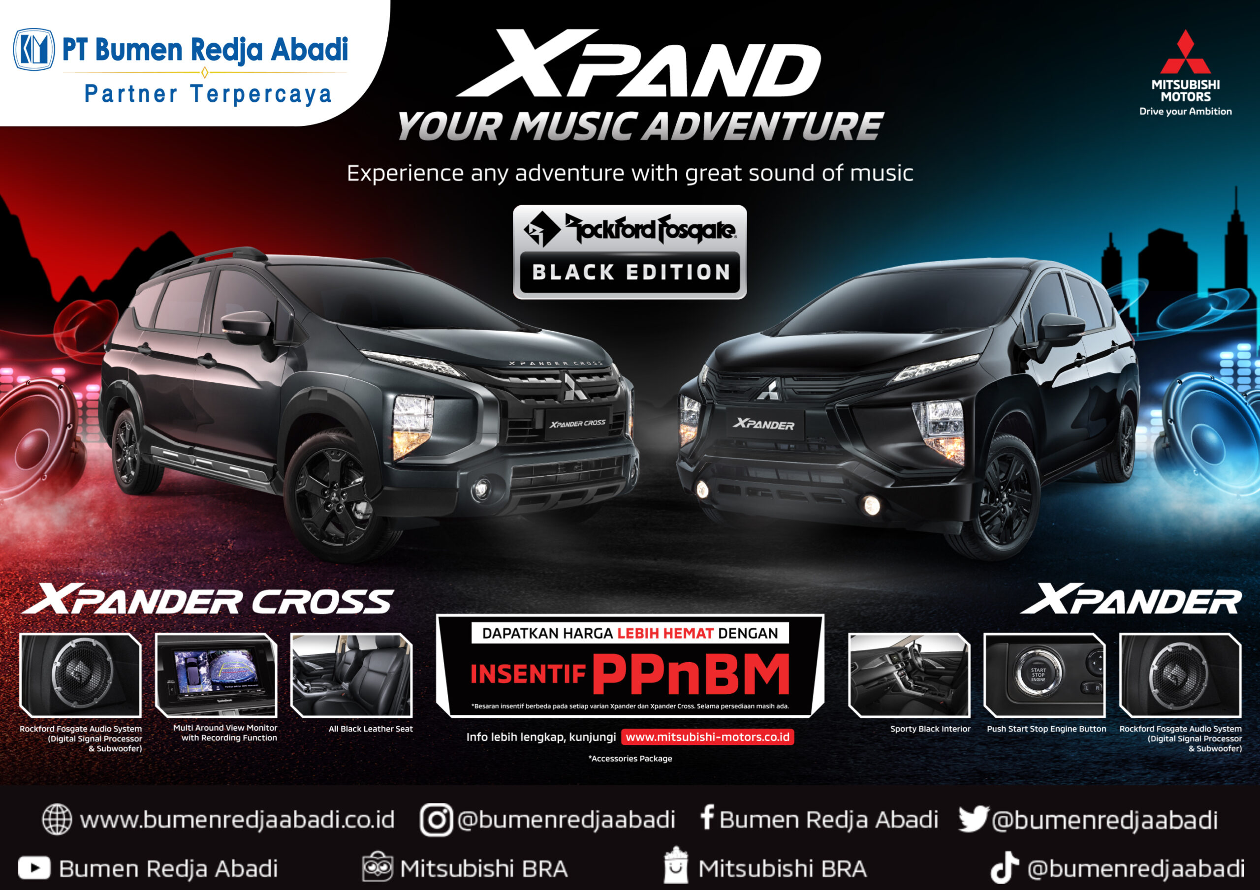 Xpander Cross Black Edition 2021. Xpander Cross & Xpander Rockford Fosgate Black Edition