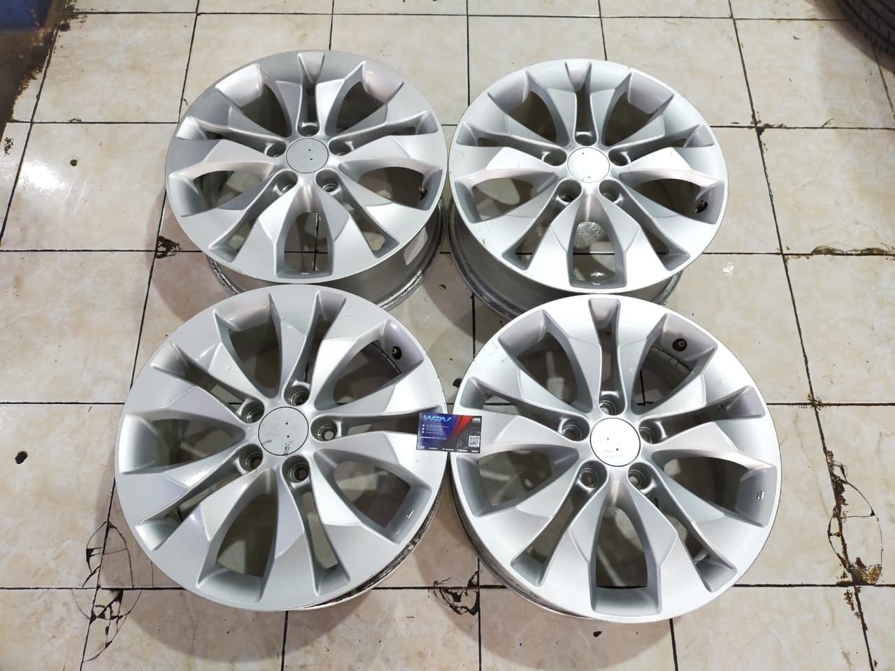 Harga Velg Crv Ring 17. Jual Velg Bekas CRV Ring 17 SILVER