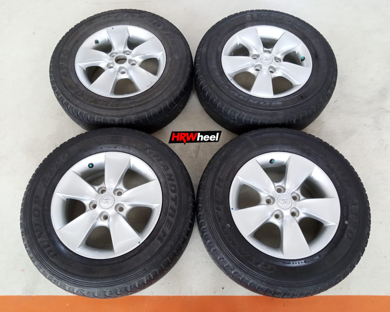 Harga Ban Dunlop Ring 16 Rush. Jual Velg Bekas Oem Toyota Rush Ring 16 + Ban Dunlop Grandtrek