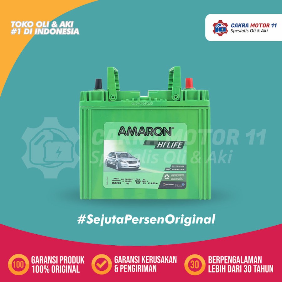 Perbedaan Aki Amaron Go Dan Hilife. KELEBIHAN AKI MOBIL AMARON HILIFE NS60