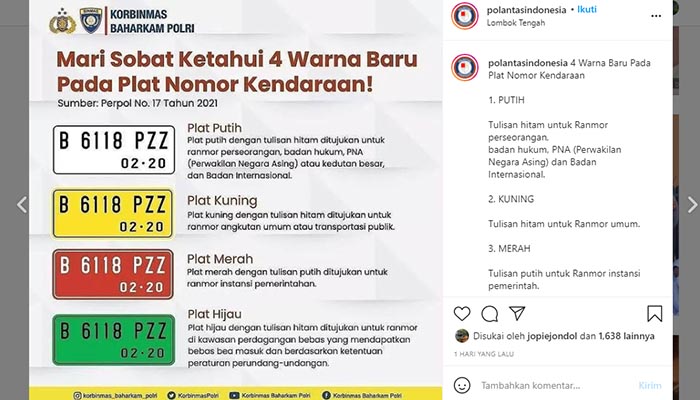 Perbedaan Plat Kuning Dan Hitam : General Tips