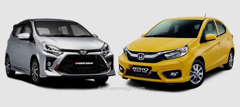 Harga Honda Brio Vs Agya. New Brio vs Agya 2020-2021, Perbandingan Harga, Spesifikasi