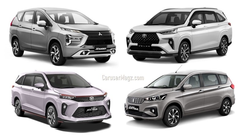 Avanza Vs Xenia Vs Ertiga Vs Mobilio. Membandingkan Dimensi New Xpander vs Avanza, Veloz, Xenia vs