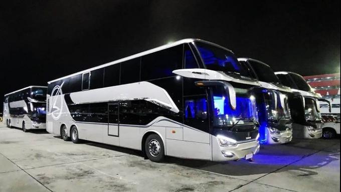 Bus Legacy Sr2 Xhd Prime. Delapan Bus Double Decker Buatan Ungaran Diekspor ke