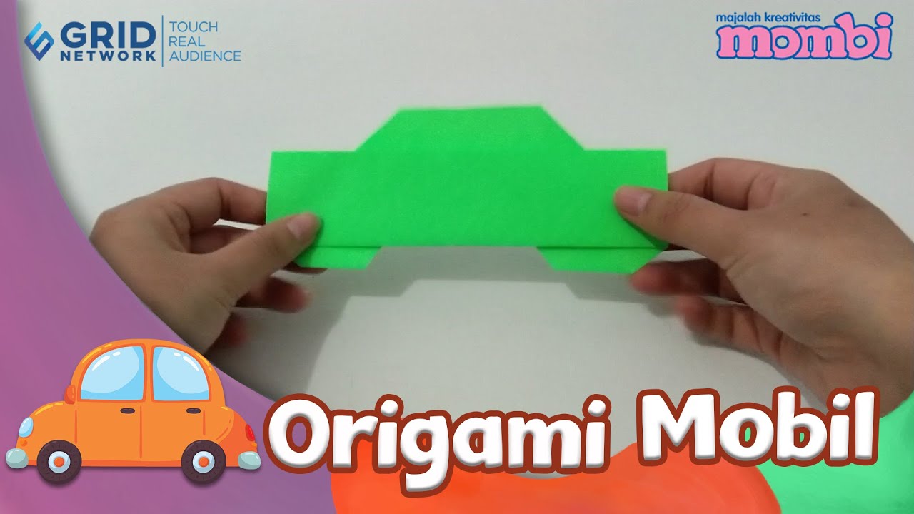 Cara Membuat Mobil Dari Kertas Origami. Mobil Dari Kertas