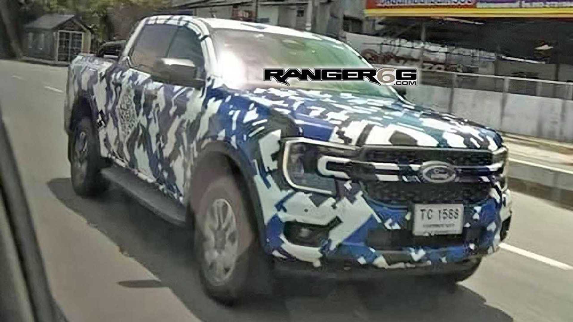 Gambar Mobil Ford Ranger. Foto Ford Ranger 2023 untuk Pasar Global Bocor di Thailand