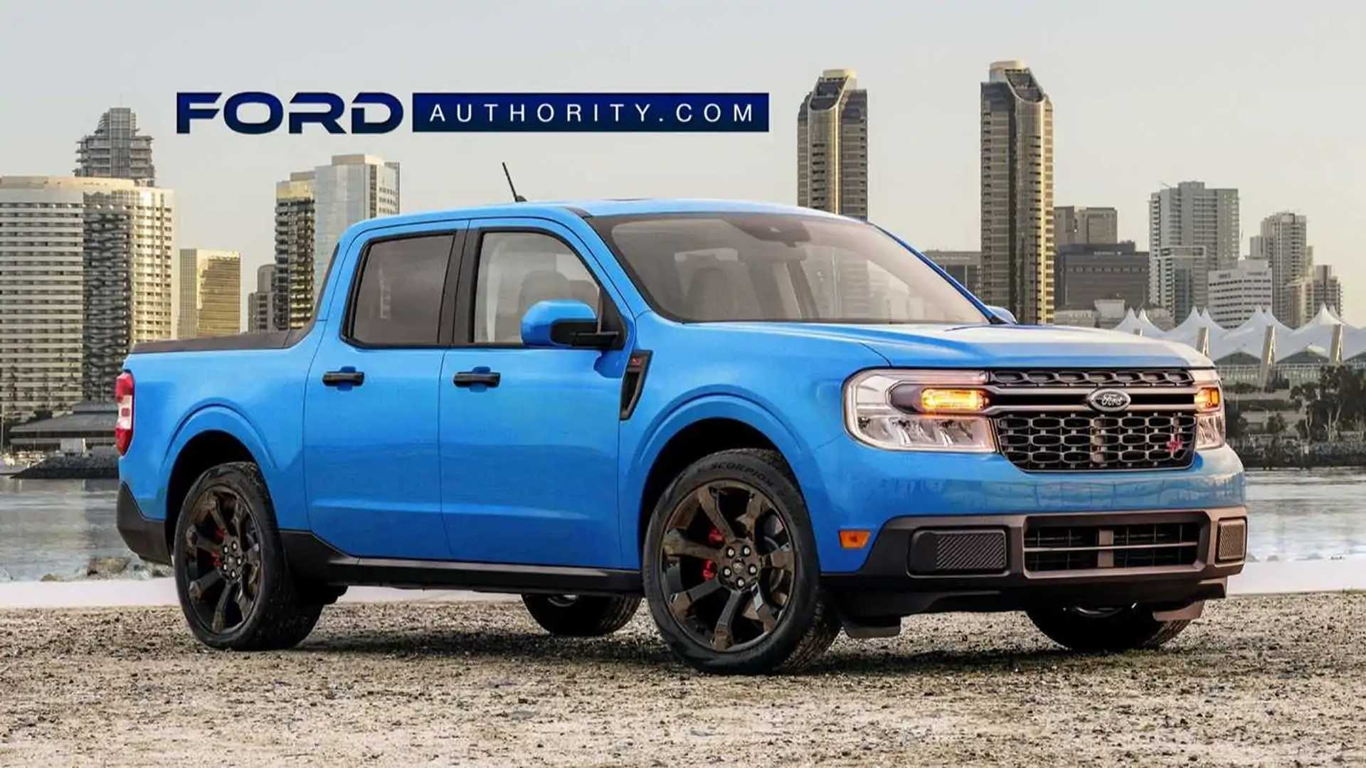 Ford St X Rs. Rendering Tak Resmi Ford Maverick ST: Truk Jalanan yang Manis