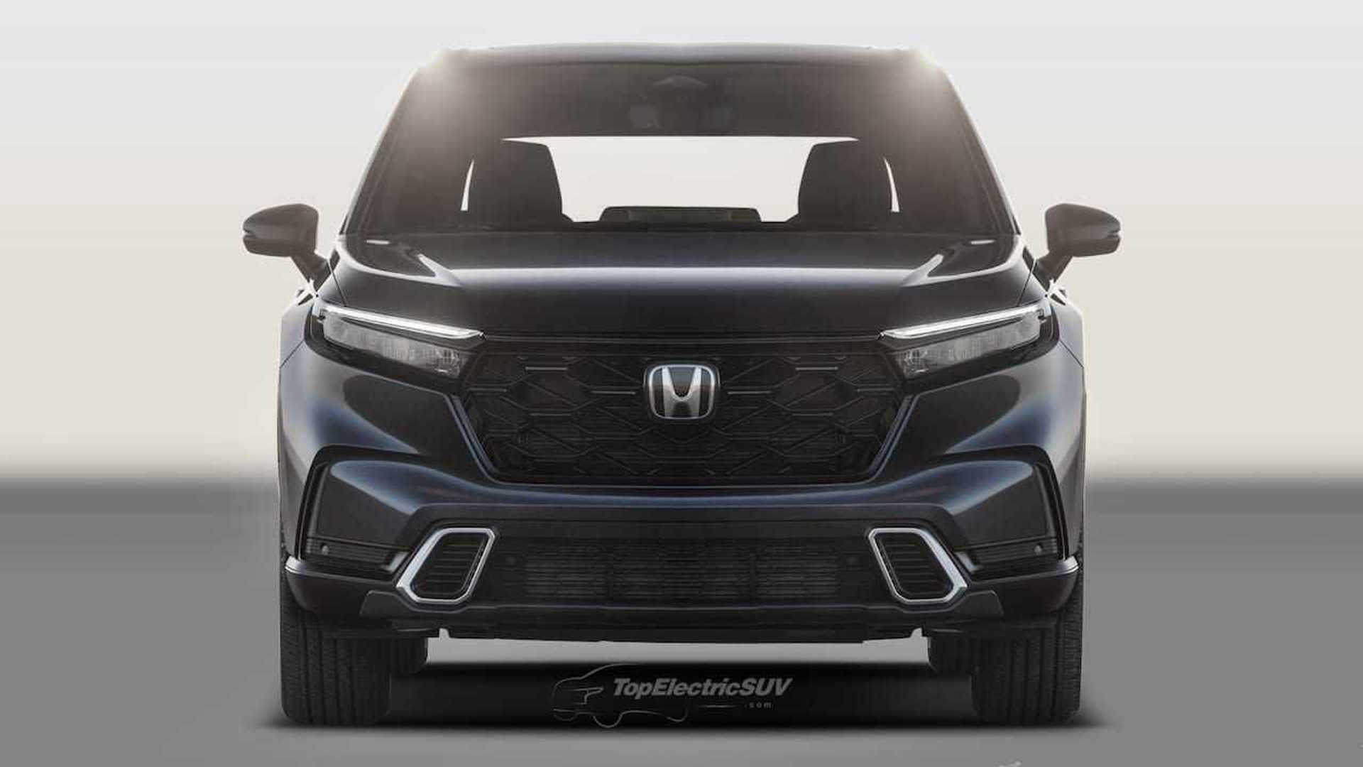 All New Honda Crv. Rendering Honda CR-V 2023 yang Siap Debut Pertengahan Tahun