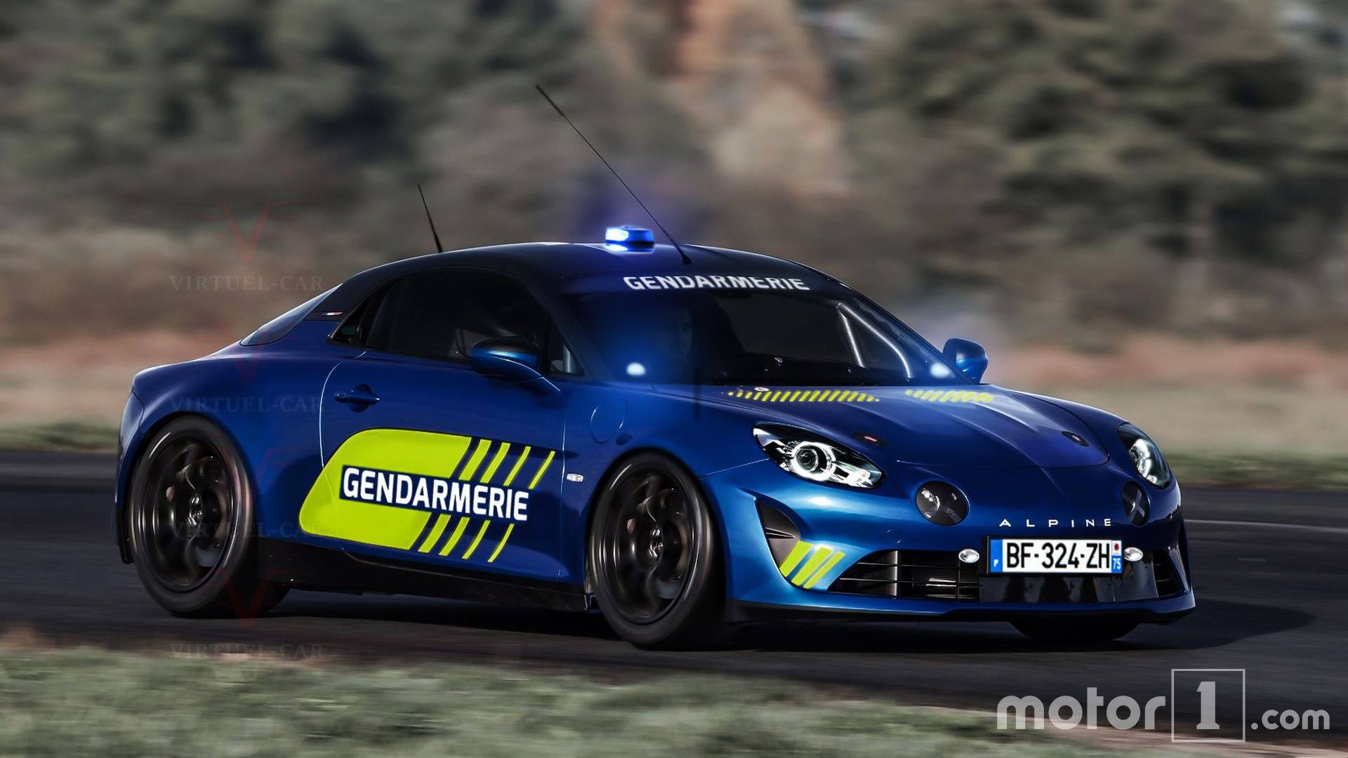 Macam Macam Mobil Polisi. Polisi Prancis Pesan 26 Mobil Sport Alpine A110 Mid-Engine