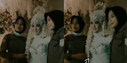 Foto Cewek Dari Samping. Modusnya Foto Bareng Pengantin, Cewek Ini Ternyata Lakukan Hal