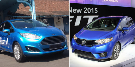 Mobil Ford Fiesta Vs Honda Jazz. Komparasi Performa New Ford Fiesta vs All-New Honda Jazz