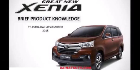 Harga Jual Great New Xenia 2015. Sosok Daihatsu Great New Xenia 2015 Terbongkar