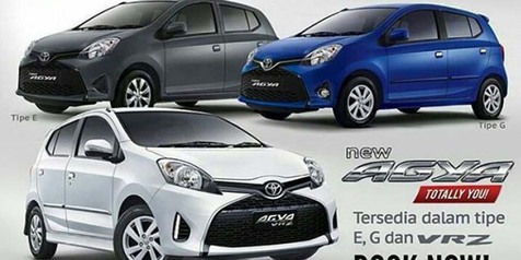 Harga Mobil Toyota Agya 2017. Harga Toyota Agya Facelift 2017 Mulai Rp 89 Juta