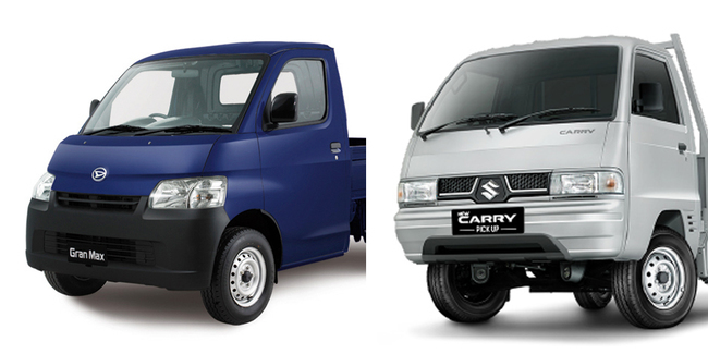 Lebar Bak Mobil Grand Max. Mobil Pikap Rp120 Jutaan, Daihatsu Gran Max vs Suzuki Carry