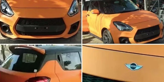 Modif Swift Jadi Mini Cooper. Saat Suzuki Swift Berdandan ala MINI, Yay or Nay?