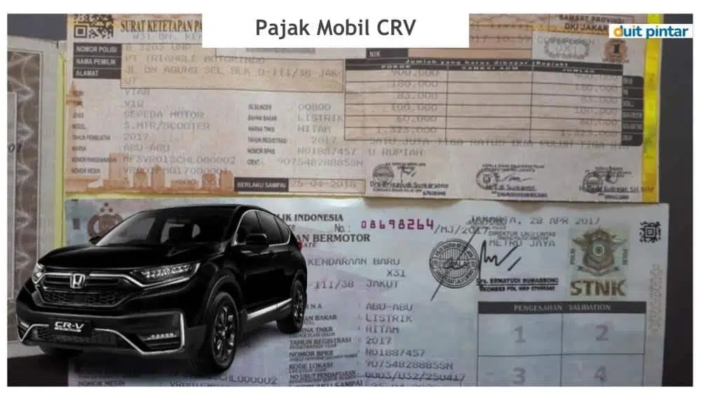 Daftar Pajak Honda Crv 2010. Pajak Mobil CRV untuk Tiap Tipe dan Tahun Rilis