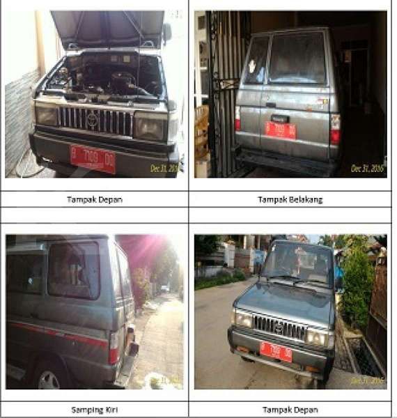 Mobil Toyota Tahun 90an. Empat mobil Kijang Super tahun 90-an dilelang, harga penawaran