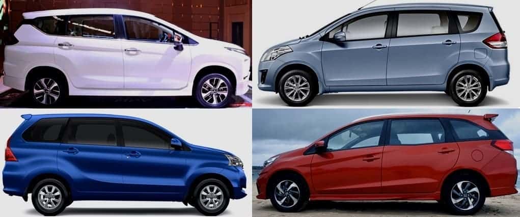 Mobilio Vs Avanza Vs Ertiga Vs Grand Livina. Perbandingan Dimensi Xpander vs Avanza vs Ertiga vs Mobilio vs