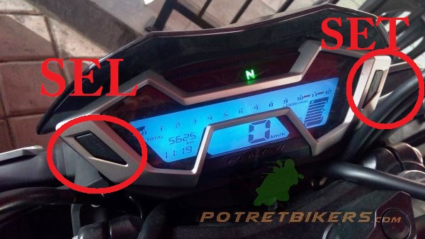 Cara Setting Jam All New Cb150r. Cara setting Jam di Speedometer All New Honda CB150R dengan