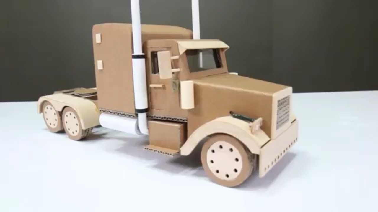 Tutorial Membuat Truk Dari Kardus. Cara Membuat Miniatur Truk Dari Kardus Mudah Dan Bisa