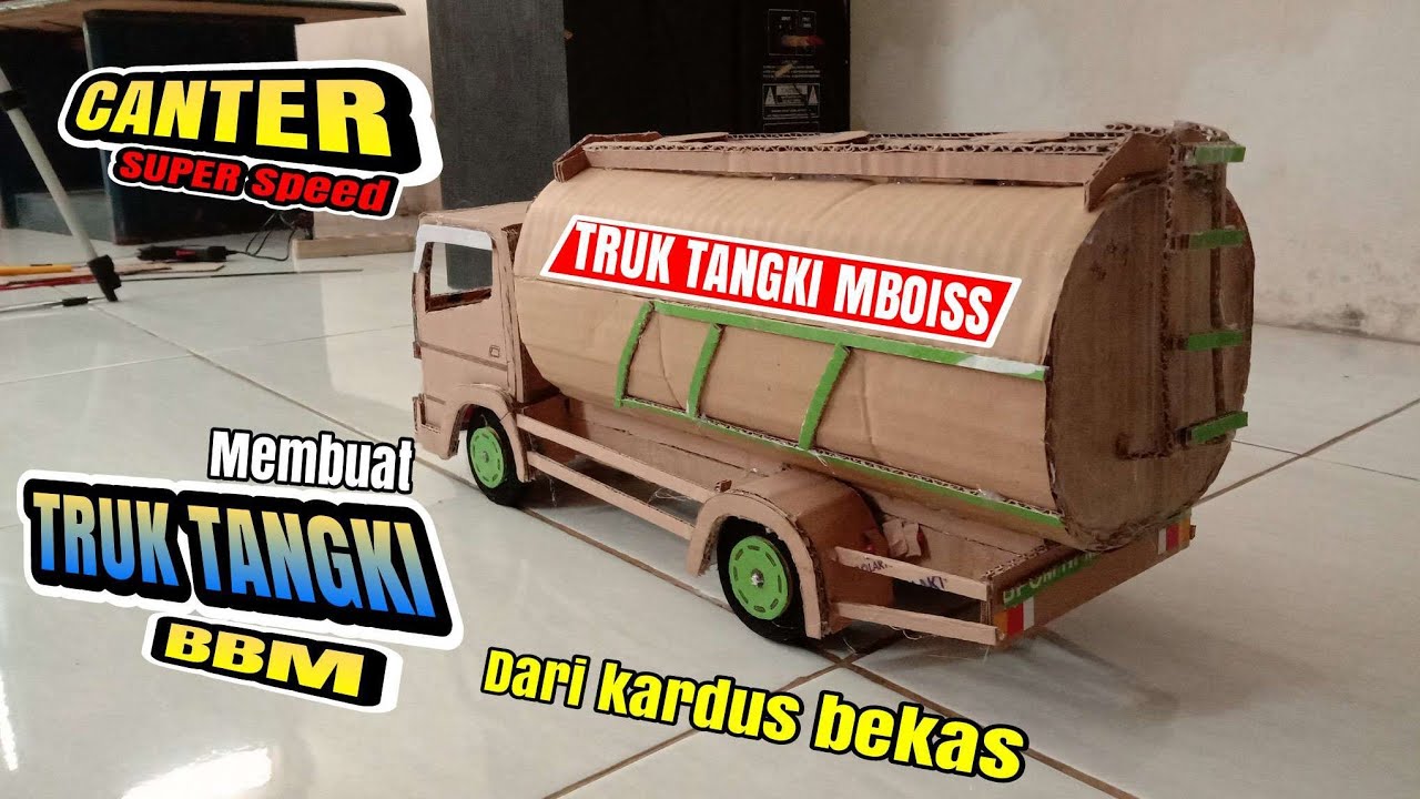 Cara Membuat Mobil Truk Dari Kardus. Cara Membuat Miniatur Truk Dari Kardus Mudah Dan Bisa
