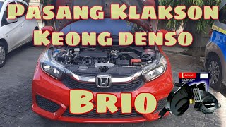 Cara Pasang Klakson Honda Brio. Pasang Klakson Keong Tanpa membuka Bemper depan Honda