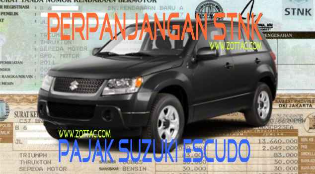 Harga Mobil Suzuki Escudo Tahun 2000. Daftar Biaya Pajak Escudo Semua Tahun