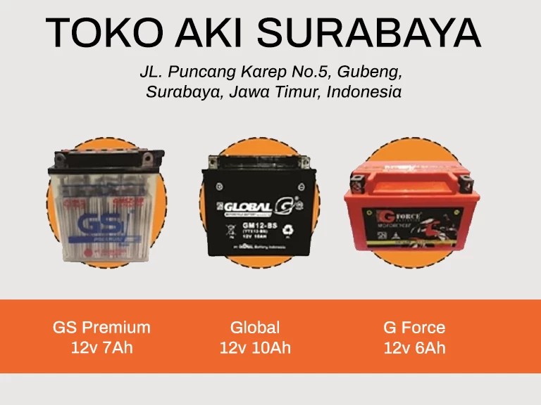 Toko Penjual Sel Accu. Toko Aki Surabaya: Distributor Baterai Aki Harga Murah