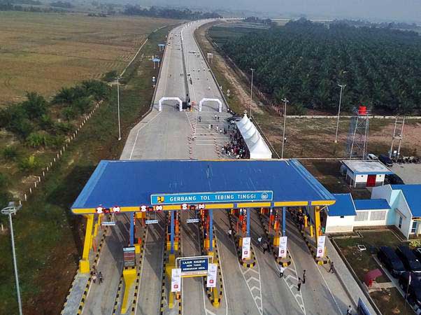 Tarif Tol Amplas Tebing Tinggi. Tarif Tol Ruas Sei Rampah-Tebing Tinggi Resmi Berlaku