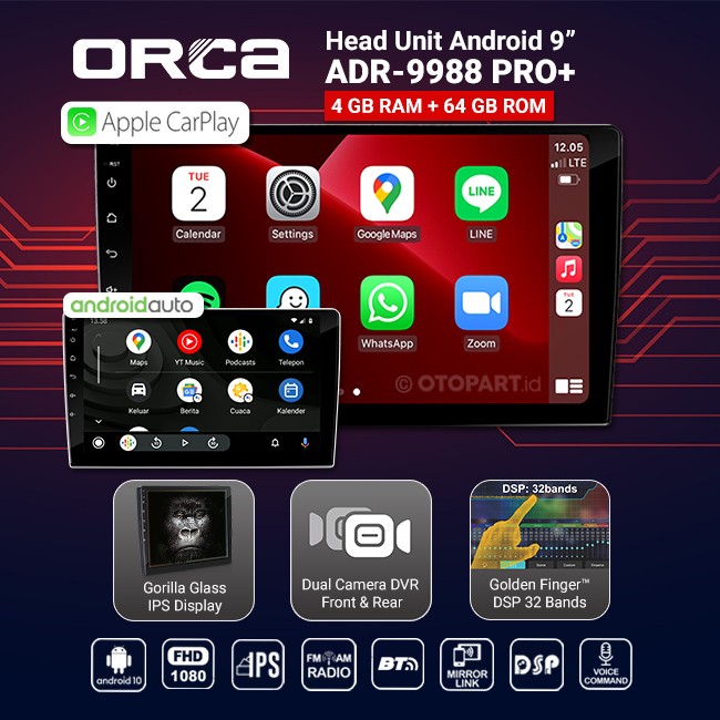 Head Unit 9 Inch Terbaik. 9 Head Unit Android Auto Carplay Terbaik 2021 – OTOPART.ID