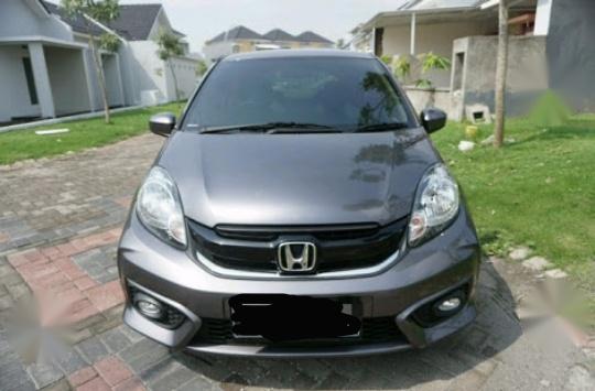 Honda Brio Type E Matic. Honda Brio type E matic warna abu abu siap lepas sebelum lebaran