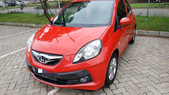 Harga Honda Brio 2014 Matic. Jual Mobil Honda Brio 1.2 E AT Matic 2014 Merah Pajak panjang