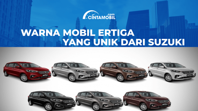 Kode Warna Cat Mobil Suzuki. Warna Mobil Ertiga yang Unik dari Suzuki