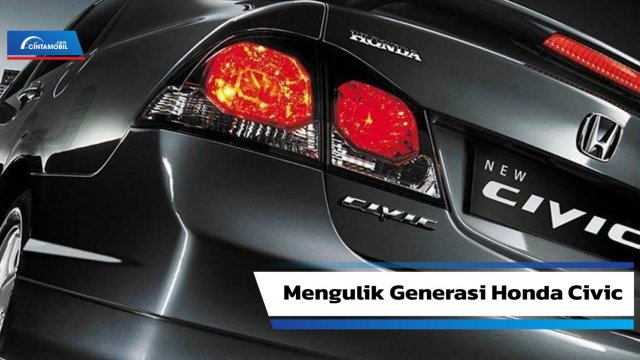 Tipe Tipe Honda Civic. Mengenal 10 Generasi Honda Civic