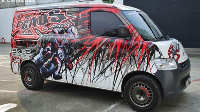 Gran Max Blind Van Modifikasi Stiker. Pilihan Variasi Stiker Mobil Gran Max Minibus