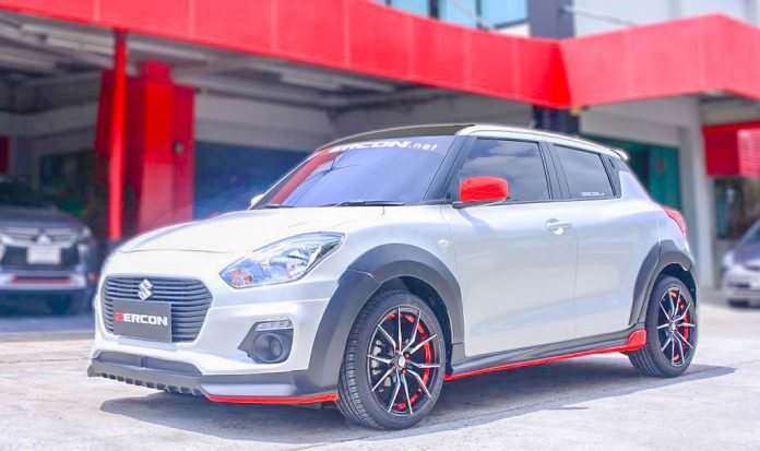 Modif Swift Jadi Mini Cooper. Modifikasi Swift Bikin Pangling, Sekilas Mirip Mini Cooper : Okezone