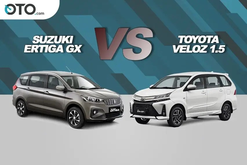 Ertiga Gx Vs Avanza Veloz. Suzuki Ertiga GX vs Toyota Veloz 1.5, Saling Adu Keunggulan