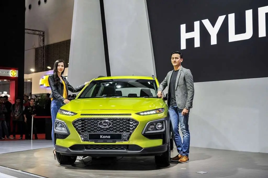 Hyundai Santa Fe 2019 Indonesia. Hyundai Kona dan Santa Fe Tampil di Indonesia Autovaganza 2019