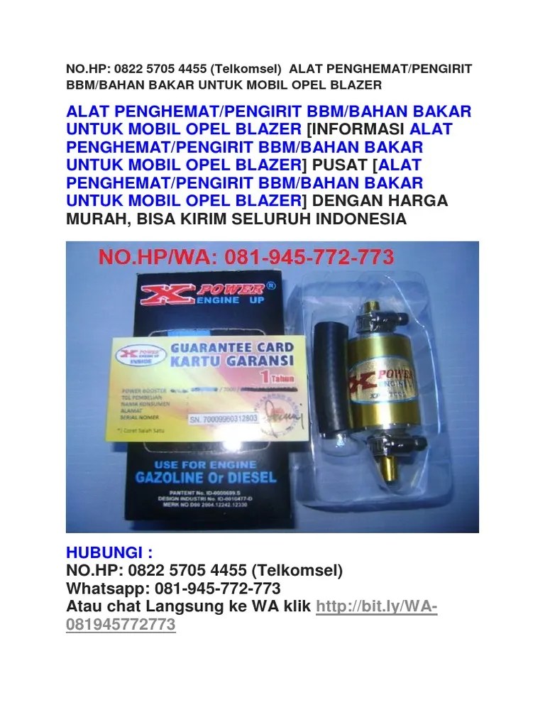 Opel Blazer Bahan Bakar Solar. Alat Penghematpengirit Bbmbahan Bakar Untuk Mobil Opel Blazer