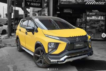 Harga Xpander Warna Kuning. Kombinasi Warna Kuning Hitam Plus Body Kit, Xpander Ini Tampil