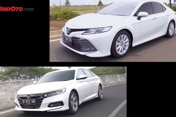 Komparasi Honda Accord Vs Toyota Camry. Honda Accord Unggul Akselerasi dan Efisiensi BBM, Toyota Camry