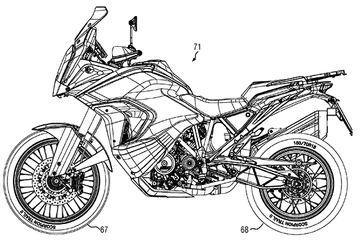 Gambar Tangki Bahan Bakar. Gambar Paten KTM 1290 Super Adventure 2021 Bocor, Tangki